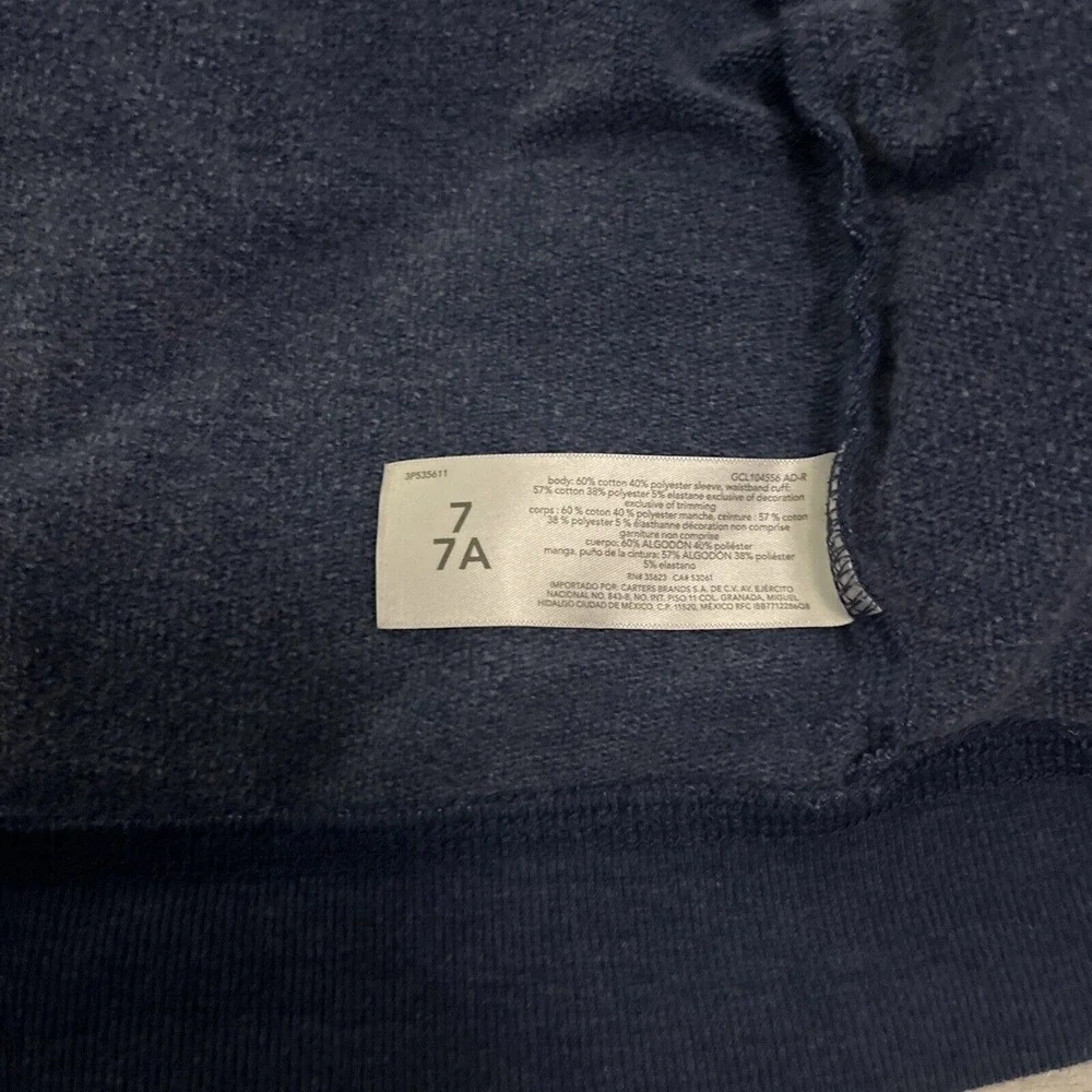Osh Kosh‎ B'Gosh Boys Hoodie Jacket Size 7 Blue Pre-Owned